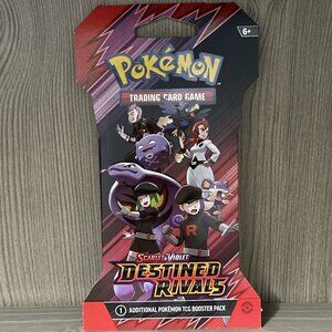 Pokemon Destined Rivals SV DRI Sleeved Booster Pack New Factory Sealed On Hand!